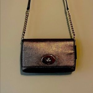 Beautiful Coach Metallic Gold formal bag
